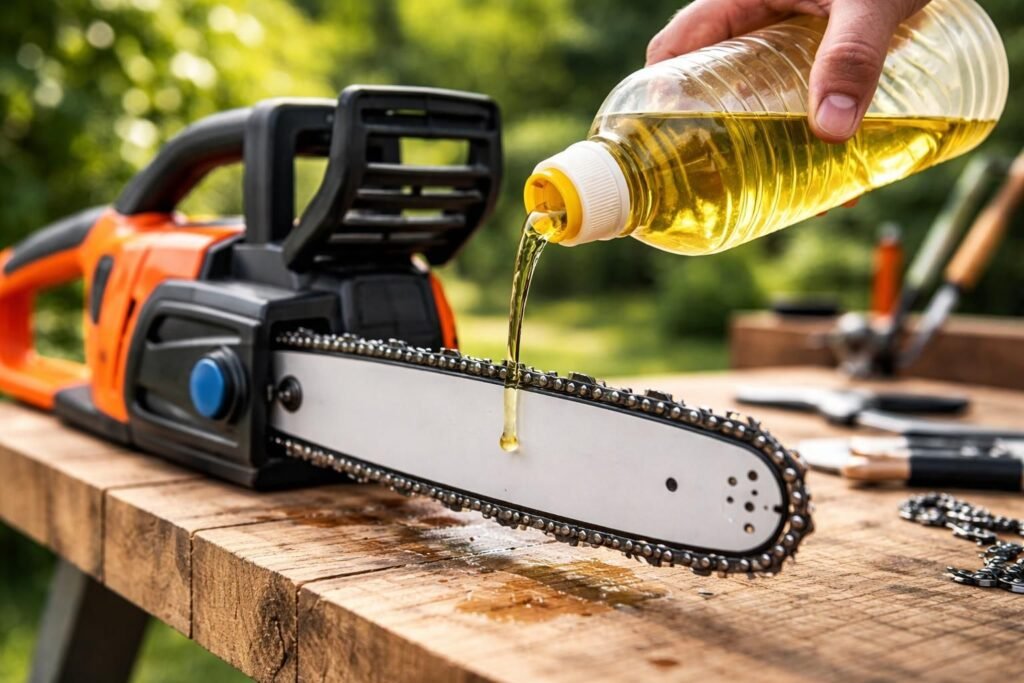 découvrez comment choisir et utiliser la meilleure huile pour tronçonneuse électrique afin d'assurer une lubrification optimale et prolonger la durée de vie de votre outil.
