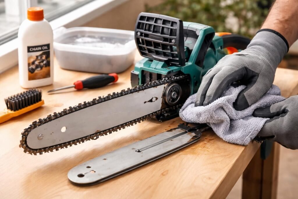 découvrez comment nettoyer efficacement votre tronçonneuse électrique pour garantir des performances optimales et prolonger sa durée de vie.